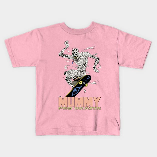Mummy Pro Skater Kids T-Shirt by Karabin
